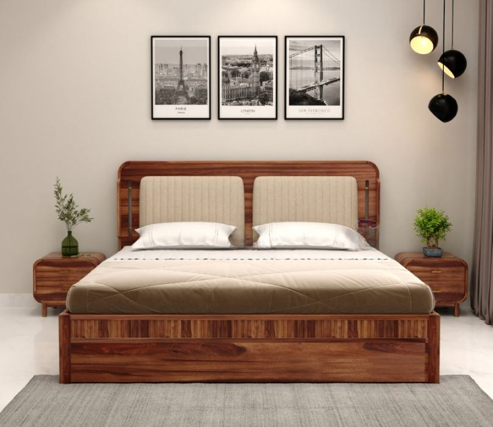 Slumbra Premium Sheesham Wood Bed