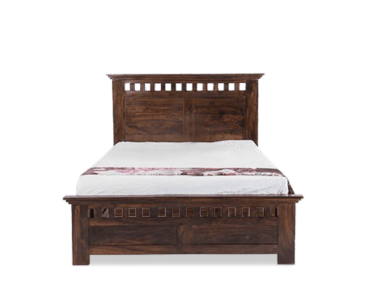 Solid Wood Kuber Single Bed With Storage