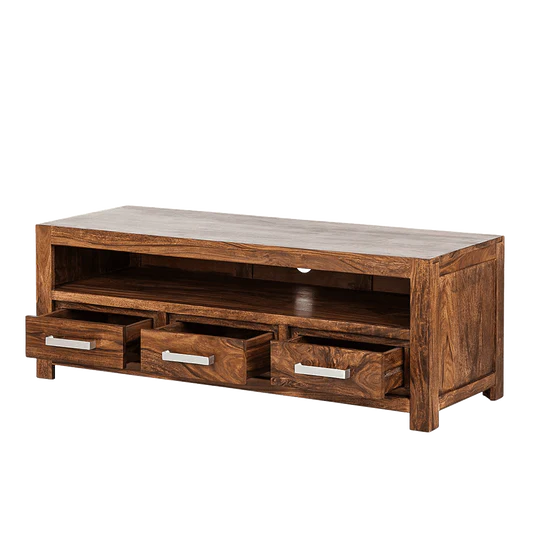 Solid Wood Port Plasma Tv unit