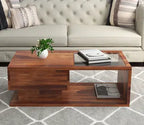 Arena Solid Wood Coffee Table 1 Drawer
