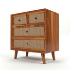 Cabinet with 4 Drawer Storage Cabinet