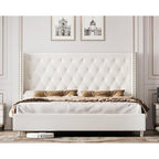 Modern Upholstered King Size Bed | Premium Fabric Bed