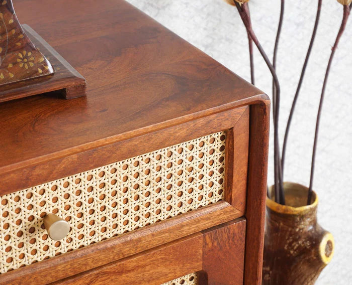 Boston Solid Wood Three Door and Three Drawer Sideboard Cabine