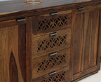Godavari Sheesham Wood Sideboard with Four Drawers & Two Doors