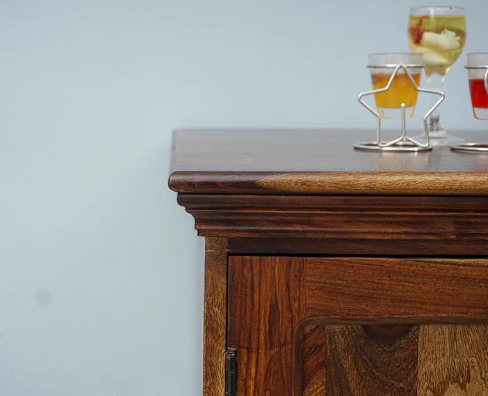 Godavari Sheesham Wood Sideboard with Four Drawers & Two Doors