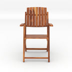 Wooden Lounge Chair with Matching Center Table