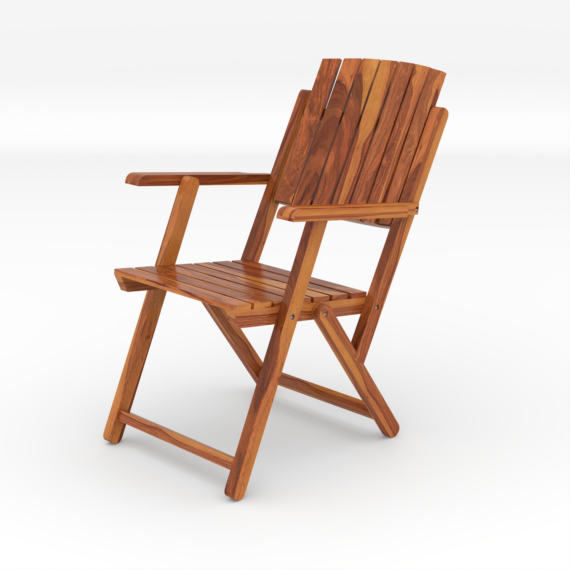 Wooden Lounge Chair with Matching Center Table