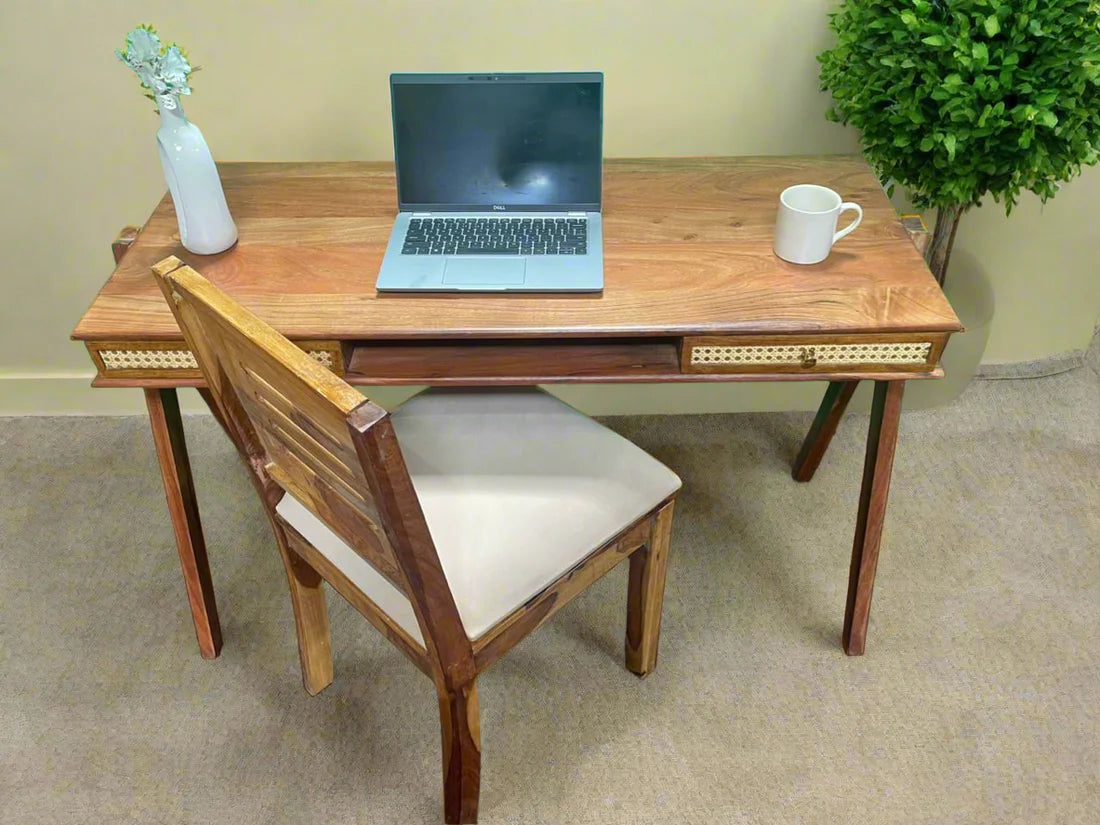 Studrix Cane drawers Study Table