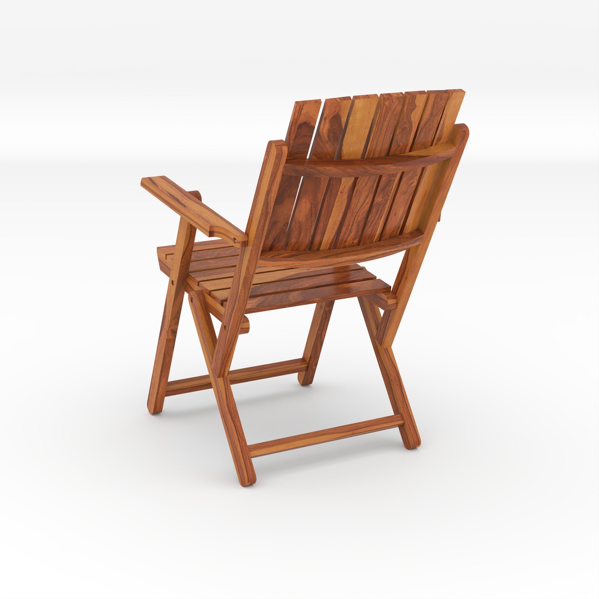 Wooden Lounge Chair with Matching Center Table