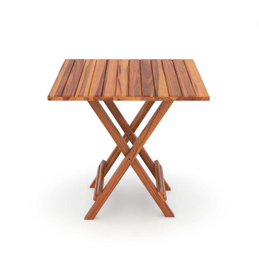 Wooden Lounge Chair with Matching Center Table