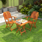 Wooden Lounge Chair with Matching Center Table