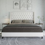 Modern Upholstered Queen & King Size Bed | Premium Fabric Bed