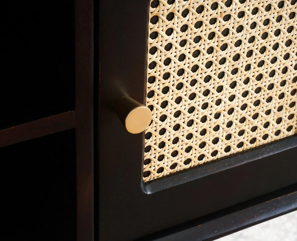 Sitlyne Solid Wood Two Door Wall Shelf