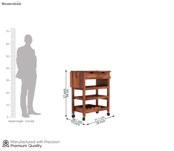 Wynwooda Kitchen Trolley