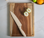 Naturaft Mango Wood Handcrafted Non Slip Chopping Board