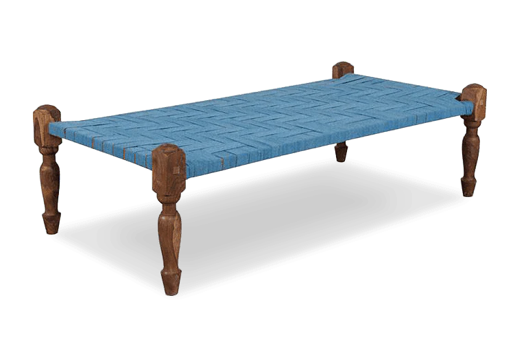 Solid Wood Rajasthani Charpai Bed