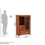 Tomestra Wooden Book Case
