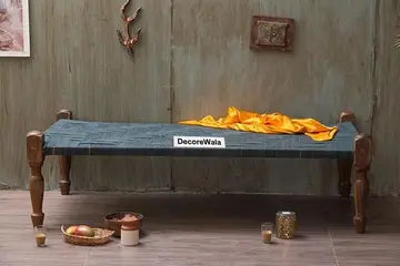 Solid Wood Rajasthani Charpai Bed