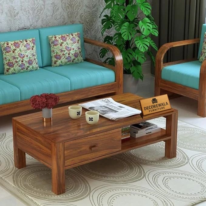 Arabic Solid Sheesham Wood Coffee Table
