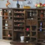 Solid Wood Brass Royale Bar