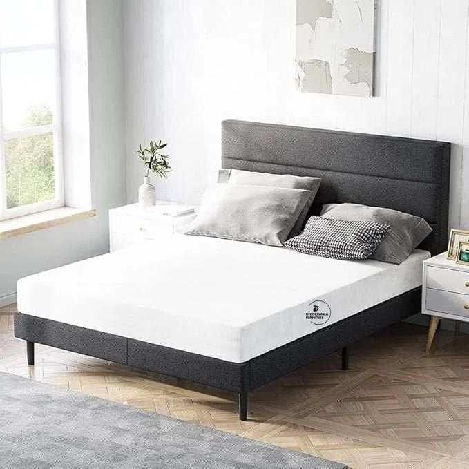 Modern Upholstered King Size Bed | Premium Fabric Bed