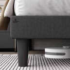Modern Upholstered King Size Bed | Premium Fabric Bed