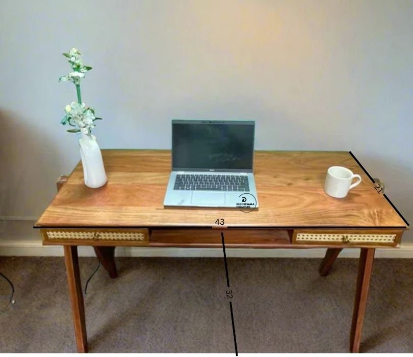 Studrix Cane drawers Study Table