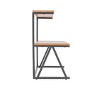 Ascot Engineered Wood Microwave Stand With 2 Tier Kitchen Organizer Storage