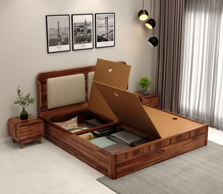 Slumbra Premium Sheesham Wood Bed