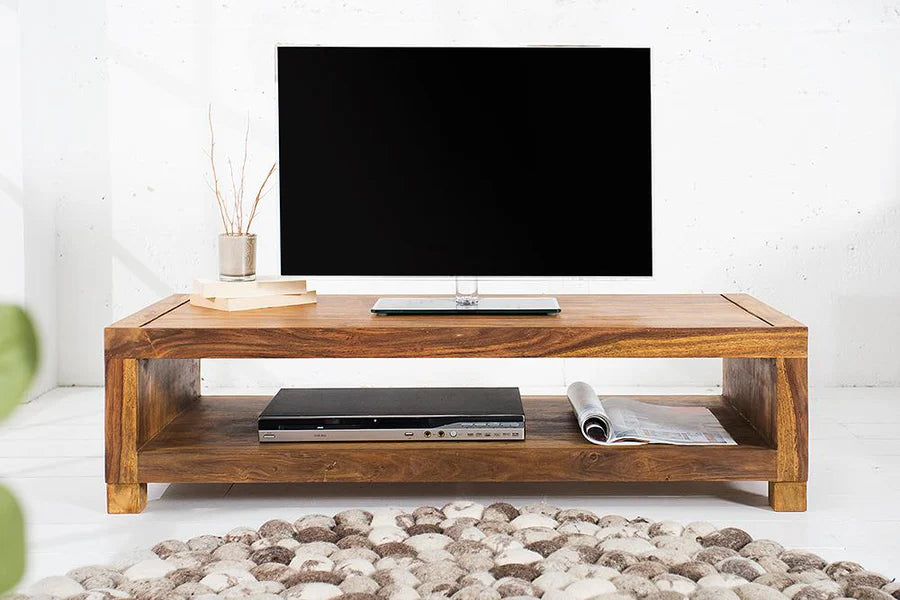 Solid Wood Capital Tv Unit