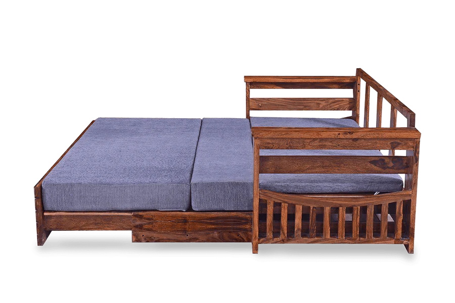 Solid Wood Crew Sofa cum Bed