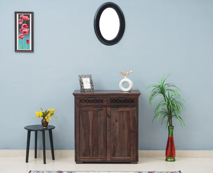 Godavari Sheesham Wood Sideboard with 2 Drawers & Doors