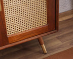 Boston Solid Wood Four Door Crockery Unit Kitchen Cabinet