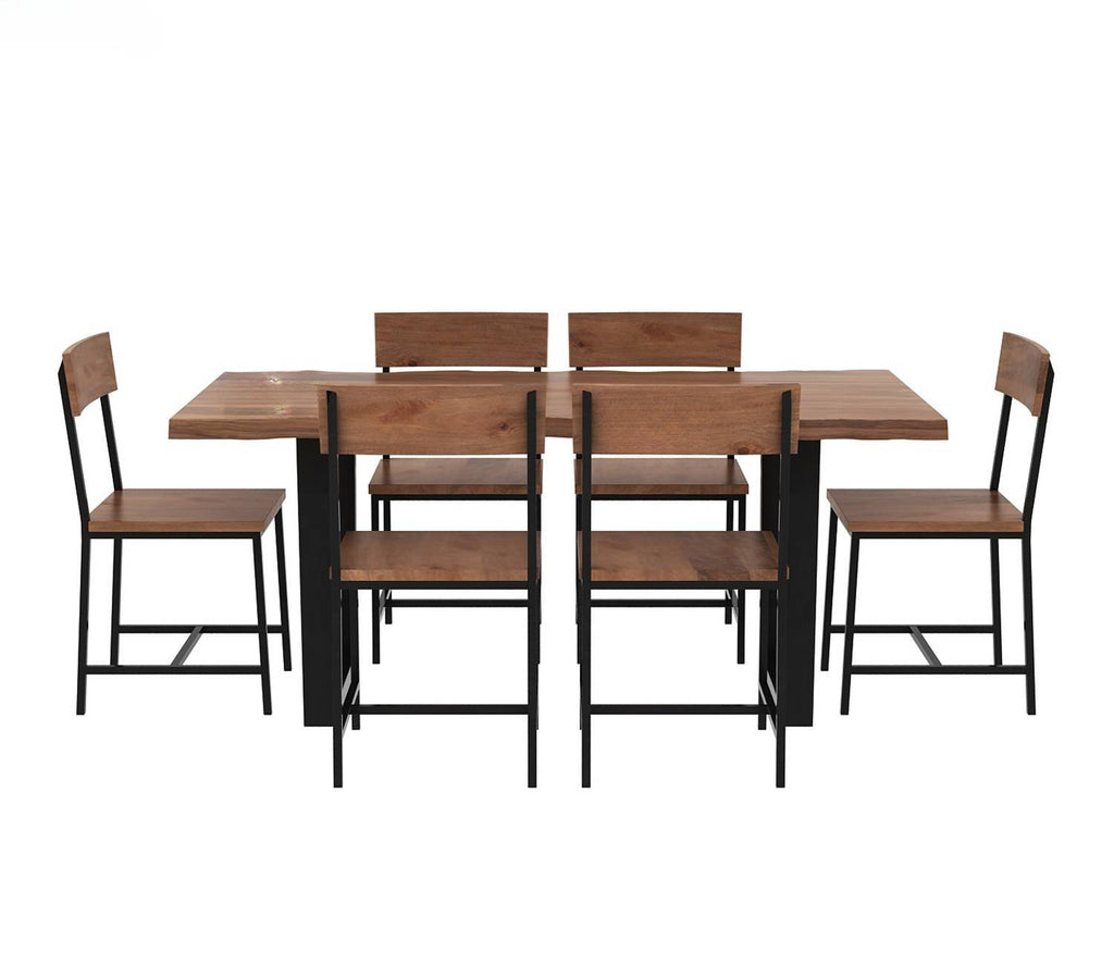 Live Edge 6 Seater Dining Set