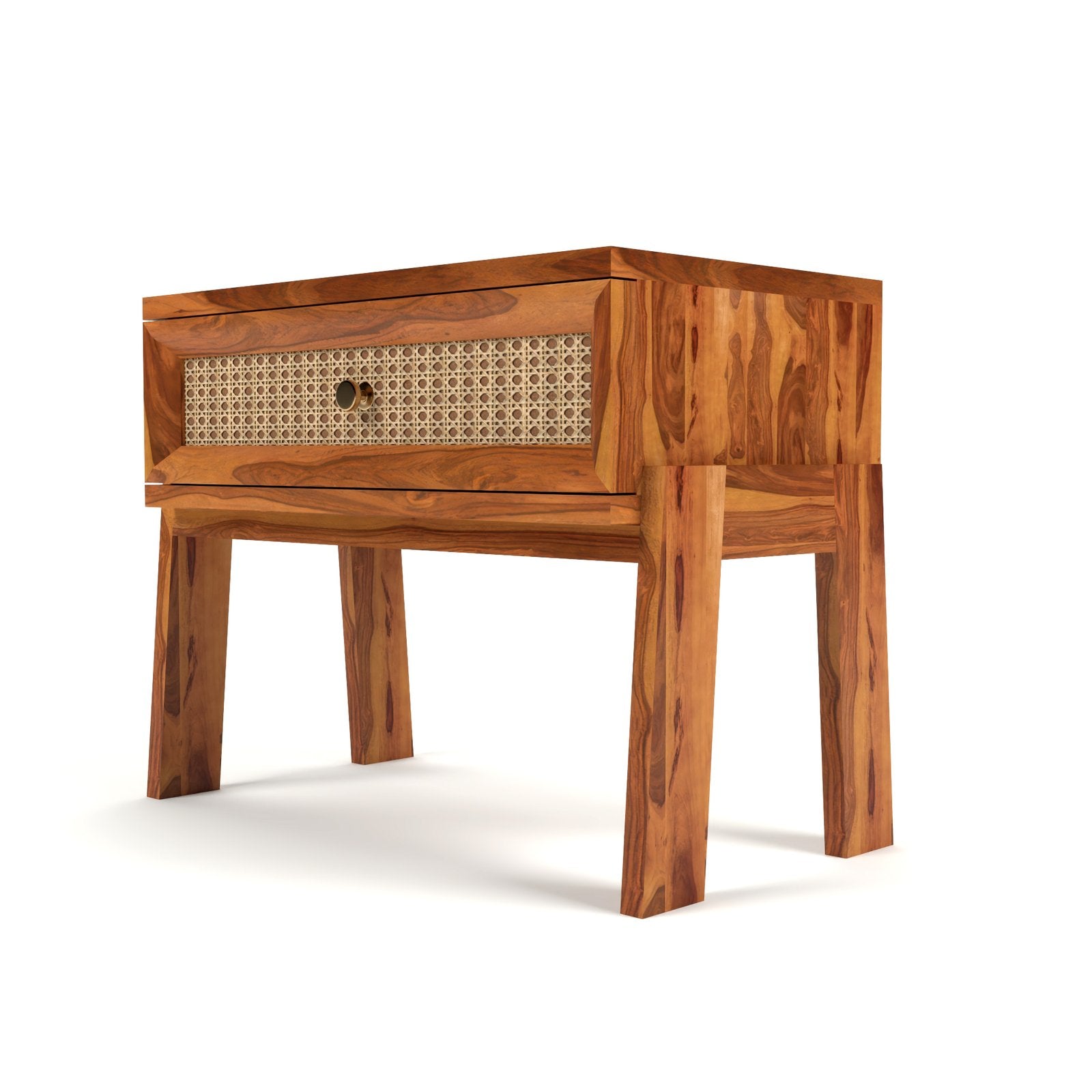 Bedside Solid Wood 1 Drawer Bedside Table