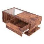 Arena Solid Wood Coffee Table 1 Drawer
