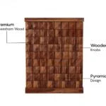 Auric Large Bar Cabinet Solid Wood Modern Style