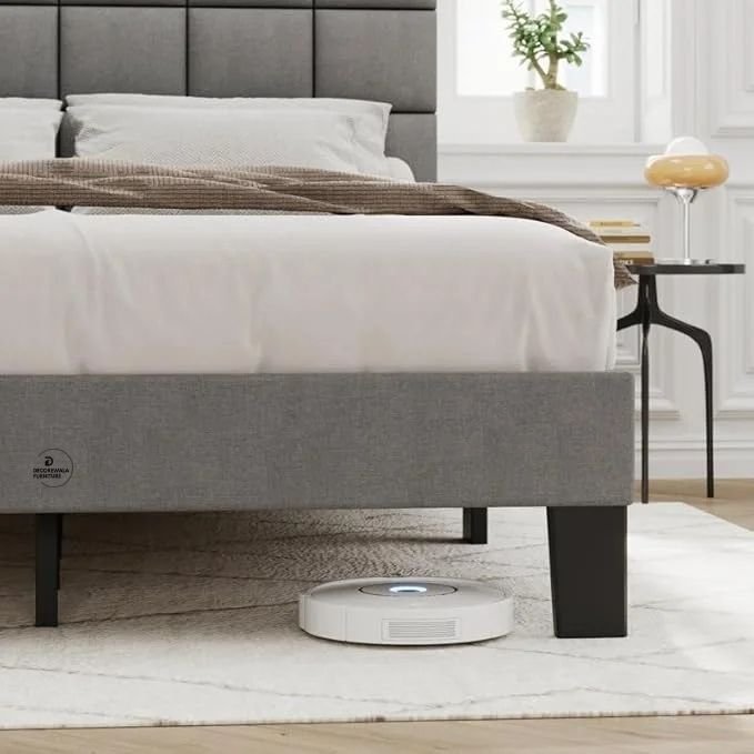 Modern Upholstered King Size Bed | Premium Fabric Bed