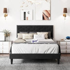 Modern Upholstered King Size Bed | Premium Fabric Bed