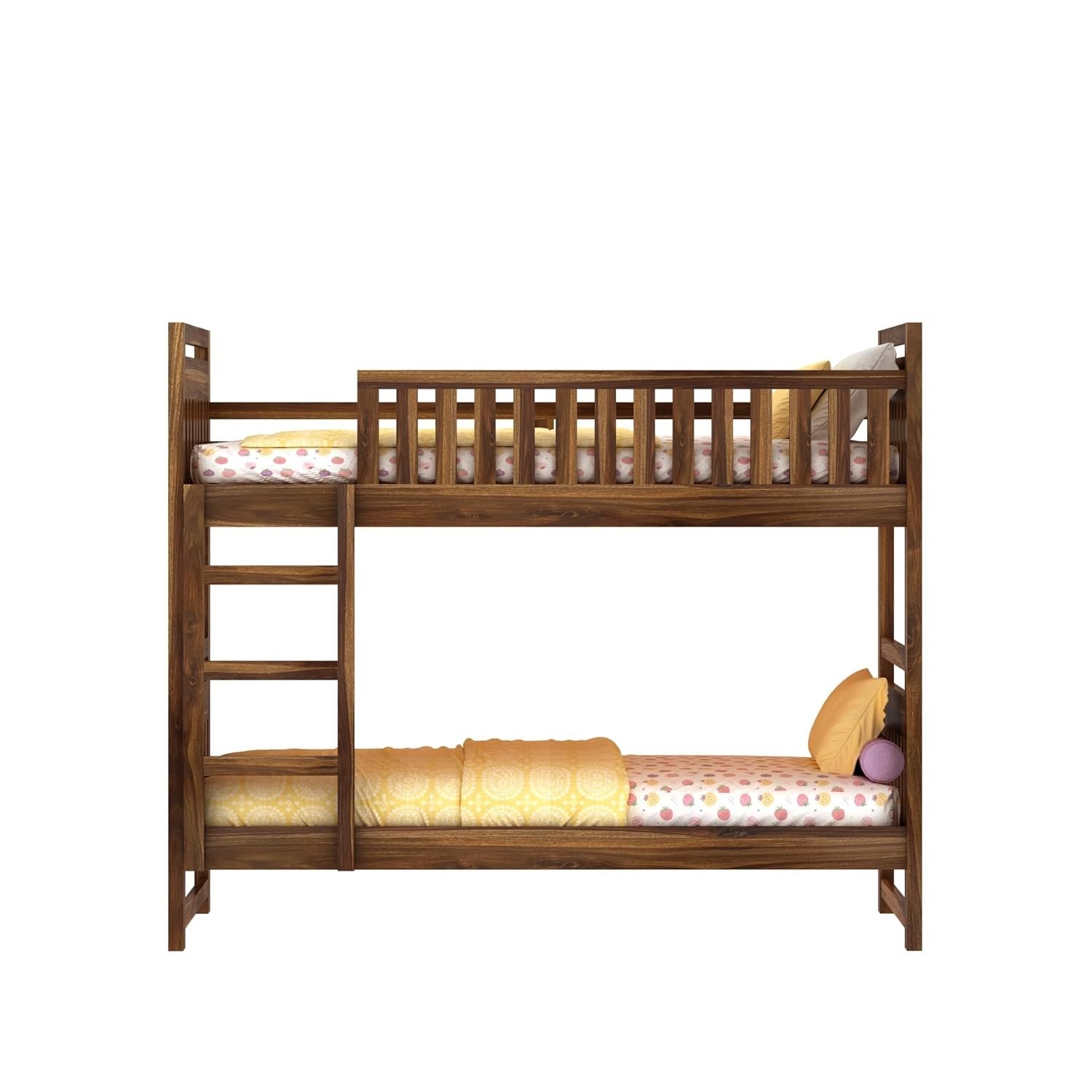 Timblyn Solid Sheesham Wood Bunk Bed (Without Storage)