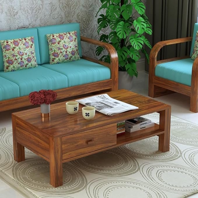 Arabic Solid Sheesham Wood Coffee Table