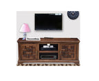 Bandung Solid Wood Two Doors TV Cabinet