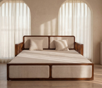 wooden sofa cum bed