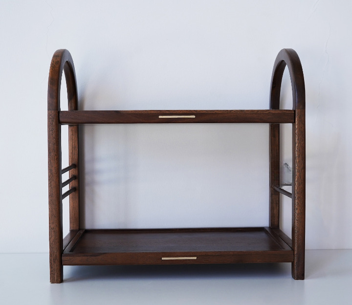 Mivra Solid Wood Kitchen Rack
