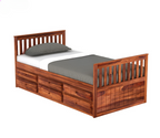 Millo Kids Trundle Bed With Storage