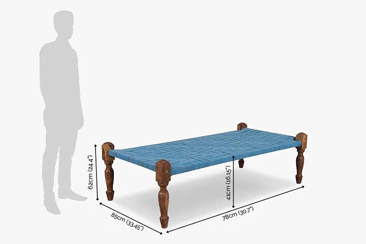 Solid Wood Rajasthani Charpai Bed