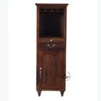 Calgary Solid Wood Bar Cabinet Modern Style