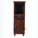 Calgary Solid Wood Bar Cabinet Modern Style