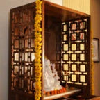 Sheesham Pooja Mandir with Drawer