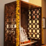 Sheesham Pooja Mandir with Drawer